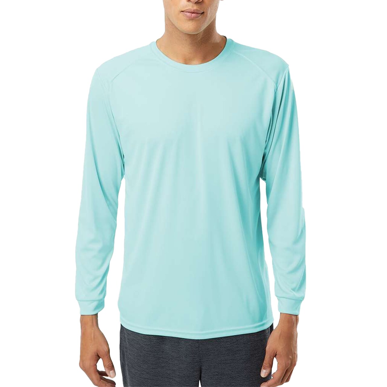 Paragon Long Islander Performance Long Sleeve T-Shirt, Ultra Polyester Dry Fit Multicolor Men’s Tee